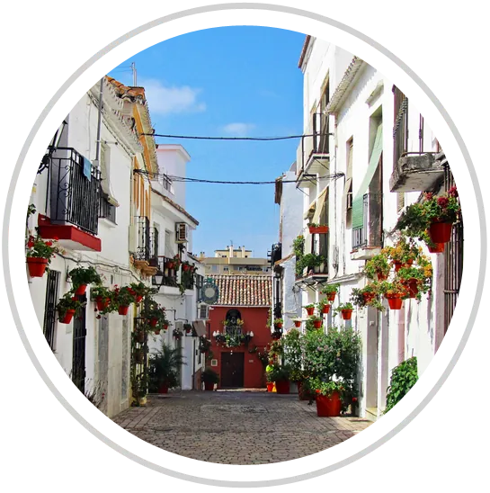 Vista de Marbella